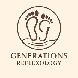 GR GENERATIONS REFLEXOLOGY logo