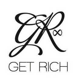 GR GET RICH logo