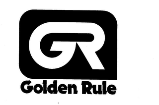 GR GOLDEN RULE logo