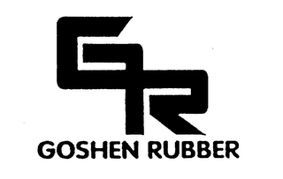 GR GOSHEN RUBBER logo