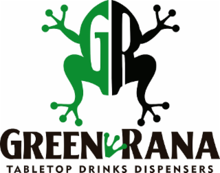 GR GREEN RANA TABLETOP DRINKS DISPENSERS logo