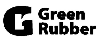 GR GREEN RUBBER logo