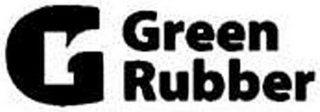 GR GREEN RUBBER logo