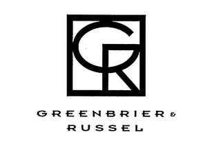 GR GREENBRIER & RUSSEL logo