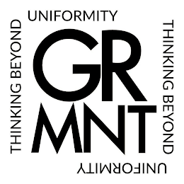 GR MNT THINKING BEYOND UNIFORMITY THINKING BEYOND UNIFORMITY logo