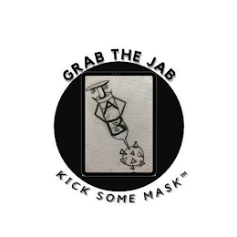 GRAB THE JAB JAB KICK SOME MASK logo
