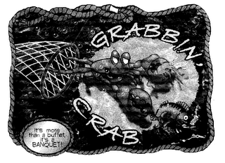 GRABBIN' CRAB logo
