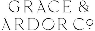GRACE & ARDOR CO. logo