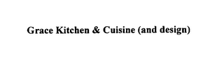 GRACE KITCHEN & CUISINE logo