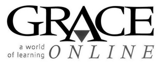 GRACE ONLINE A WORLD OF LEARNING logo