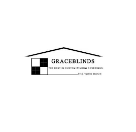 GRACEBLINDS THE BEST IN CUSTOM WINDOW COVERINGS FOR YOUR HOME logo