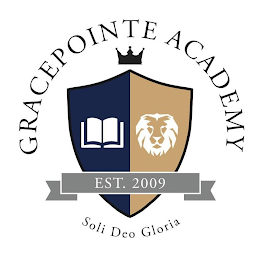 GRACEPOINTE ACADEMY SOLI DEO GLORIA EST. 2009 logo