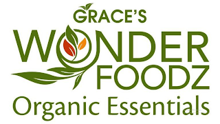 GRACE'S WONDER FOODZ ORGANIC ESSENTIALS logo