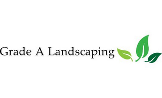 GRADE A LANDSCAPING logo