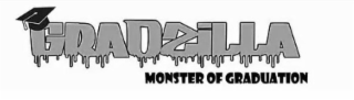GRADZILLA MONSTER OF GRADUATION logo