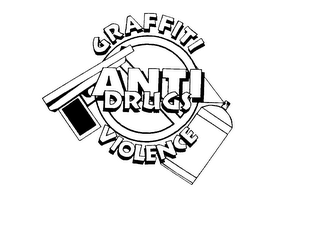 GRAFFITI ANTI DRUGS VIOLENCE logo