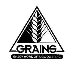 GRAINS ENJOY MORE OF A GOOD THING logo