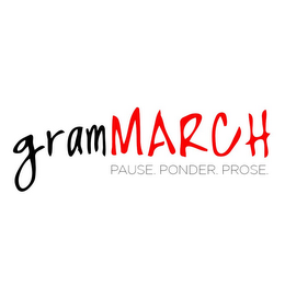 GRAMMARCH PAUSE. PONDER. PROSE. logo