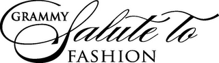 GRAMMY SALUTE TO FASHION logo