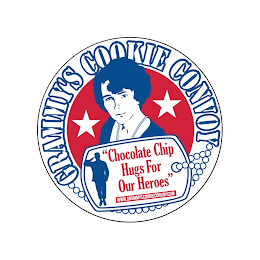 GRAMMY'S COOKIE CONVOY "CHOCOLATE CHIP HUGS FOR OUR HEROES" WWW.GRAMMYSCOOKIECONVOY.COM logo