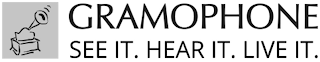 GRAMOPHONE SEE IT. HEAR IT. LIVE IT. logo