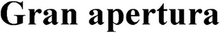 GRAN APERTURA logo