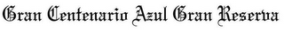 GRAN CENTENARIO AZUL GRAN RESERVA logo