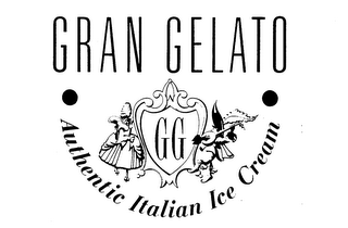 GRAN GELATO AUTHENTIC ITALIAN ICE CREAM GG logo