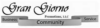 GRAN GIORNO PROMOTIONS, LLC BUSINESS COMMUNITY SERVICE logo