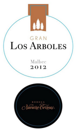 GRAN LOS ARBOLES MALBEC 2012 BODEGA NAVARRO CORREAS logo