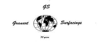 GRANART SURFACINGS GS 70 YEARS logo