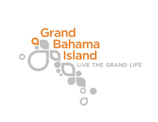 GRAND BAHAMA ISLAND LIVE THE GRAND LIFE logo