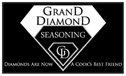 GRAND DIAMOND SEASONING GD DIAMONDS ARENOW A COOK'S BEST FRIEND logo