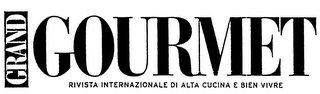 GRAND GOURMET RIVISTA INTERNAZIONALE DI ALTA CUCINA E BIEN VIVRE logo