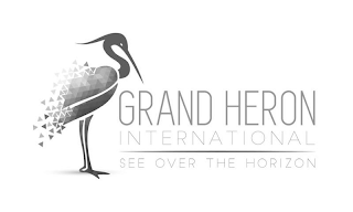 GRAND HERON INTERNATIONAL SEE OVER THE HORIZON logo