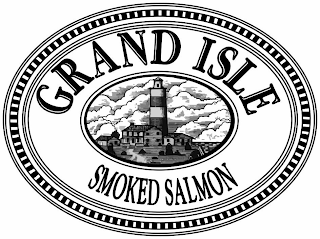 GRAND ISLE SMOKED SALMON logo