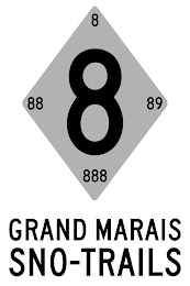 GRAND MARAIS SNO-TRAILS 8 88 8 89 888 logo