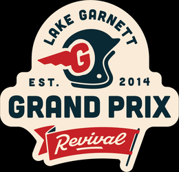 GRAND PRIX LAKE GARNETT EST. REVIVAL 2014 G REVIVAL logo