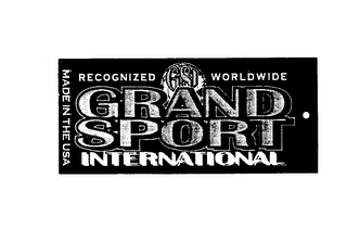 GRAND SPORT INTERNATIONAL GSI logo
