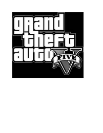 GRAND THEFT AUTO V FIVE logo