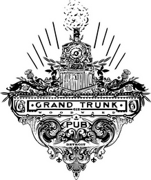 GRAND TRUNK 612 WOODWARD PUB DETROIT logo