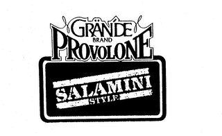 GRANDE BRAND PROVOLONE SALAMINI STYLE logo
