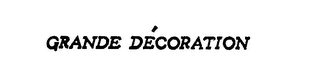 GRANDE DECORATION logo