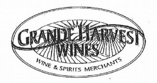 GRANDE HARVEST WINES WINE & SPIRITS MERCHANTS logo