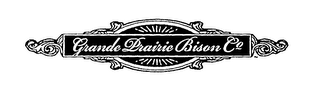 GRANDE PRAIRIE BISON CO. logo