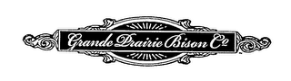 GRANDE PRAIRIE BISON CO. logo