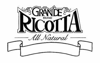 GRANDE RICOTTA ALL NATURAL logo