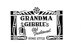 GRANDMA GIBBLE'S OLD FASHIONED HOME STYLE logo