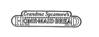 GRANDMA SYCAMORE'S HOME MAID BREAD logo