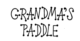 GRANDMA'S PADDLE logo